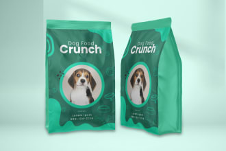 design custom mylar bag packaging or mylar pouch design