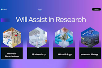 assist in biotechnology, molecular biology, and biochemistry