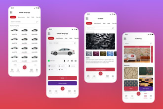 design mobile app UI UX for android and ios in figma