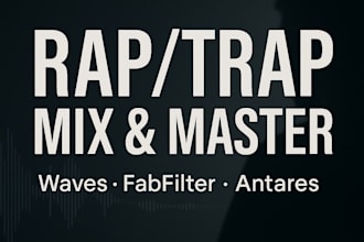 mix and master your rap, trap, drill song radio ready