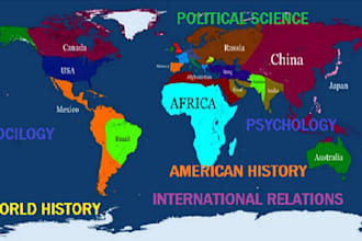 do history, psychology, political science and sociology