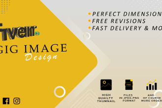 design a fiverr gig graphic