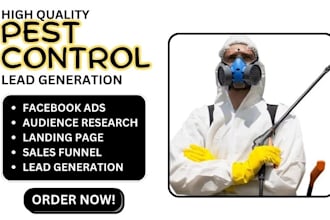 generate exclusive pest control leads fumigation lead pest control sales funnel