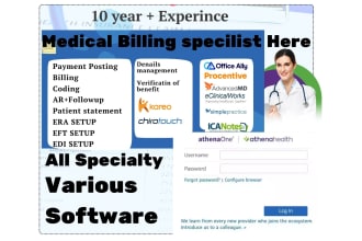 do medical biller, virtual assistant, data entry, payroll, billing, coding