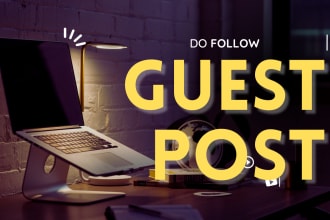 create high quality dofollow guest post backlinks