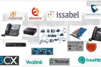 configure your IP phone with your pabx and service provider