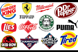 make custom nba, mlb, NFL,  ncaa, ufc parody logo with your name or brand