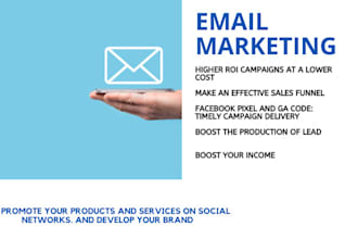 send a beneficial mass email promoting effort to your designated crowd