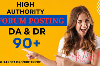 provide forum backlinks unique domain manual forum posting