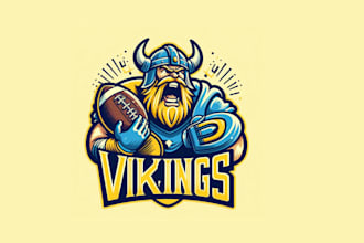 design high quality viking sport logo for your company