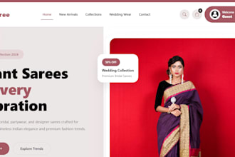 build ecommerce website for products