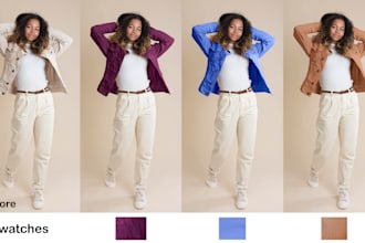 do color change, matching and color corrections