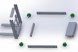 do 3d product design and cad design using solidworks, fusion
