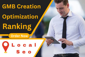 creat google my nusiness gmb ranking  optimization local listing