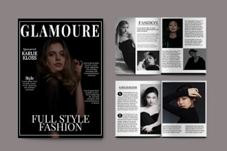 design magazine, fashion, digital, magazine layout, booklet, newsletter