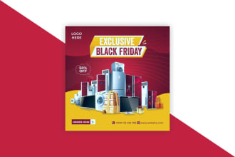 design a black friday home appliance for your business