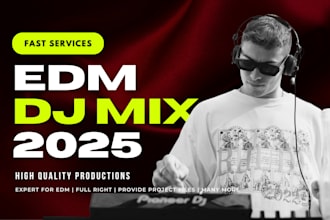 dj mix your dj set with professional mixing high quality