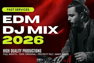 dj mix your dj set with professional mixing high quality