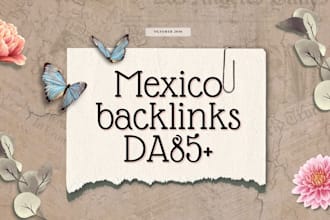 build da90 mexico dofollow backlinks for google mexican ranking
