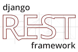 do back end development in django rest framework and flask