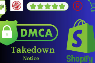 send dmca takedown notice to shopify