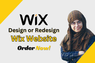 design wix website, redesign wix website or wix online store