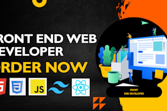 be your front end web developer