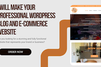 build, revamp, fast modern, premium and luxury small business wordpress website