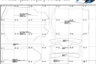 make  sewing pattern, grading and printable a4 size