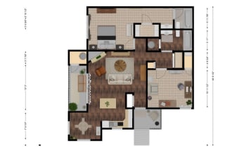 draw a 2d 3d floorplan for furniture layouts