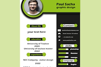 make professional cv design or resume design