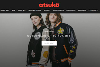 design profitable anime clothing store anime dropshipping manga shopify store