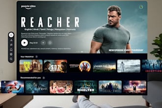 video streaming app, ott video app, amazon fire tv app, roku tv, apple tv app