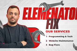 fix elementor and wordpress bugs or issues