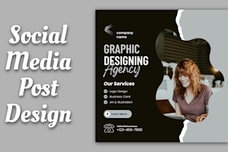 design professional and creative social media post