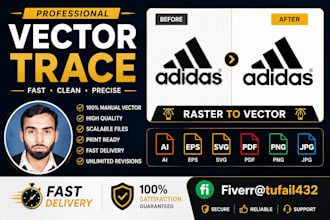 do vector tracing or convert to vector quickly