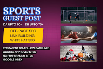 do guest posts on sports blogs dofollow SEO backlinks