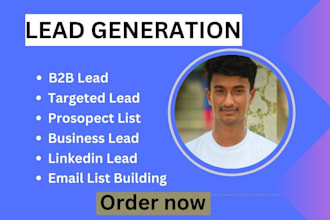 lead generation b2b lead collect targeted leads linkedin leads or email list