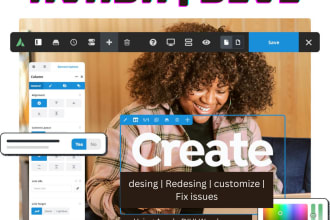 create  design  customize fix issues avada  divi theme website