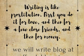 write amazing content for blogs at affordable price