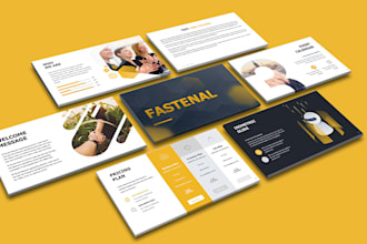 do powerpoint design, template, pitch deck design, keynote, canva presentation