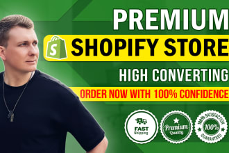 build shopify store and shopify site