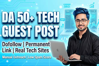 publish article on high da tech sites, SEO backlinks
