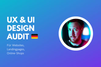 review your website and give UX action plan