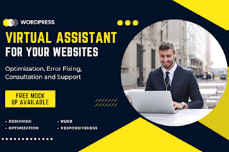 be your wordpress virtual assistant to optimize your sites