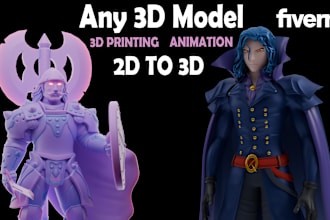 convert your 2d art into 3d model in blender