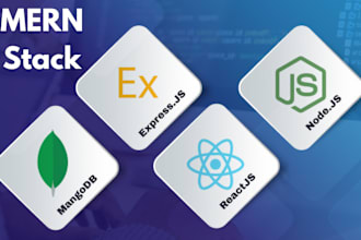 make web application using react js, node js, mongodb