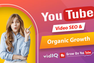 do youtube video SEO and channel growth manager