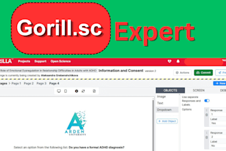design and build psychological experiments in gorilla sc