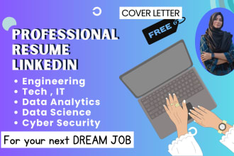 write computer science resume, se, tech, IT, data science, linkedin profile